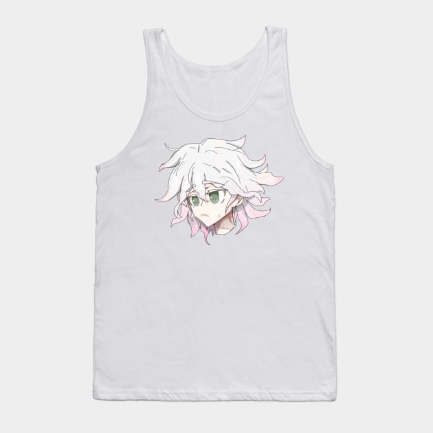 Nagito expression head design by Kībo-Kībo Tank Top by Kibo-Kibo